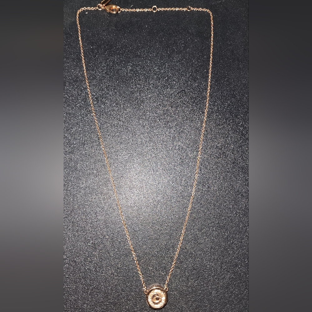 Coach Gold Minimalist Necklace